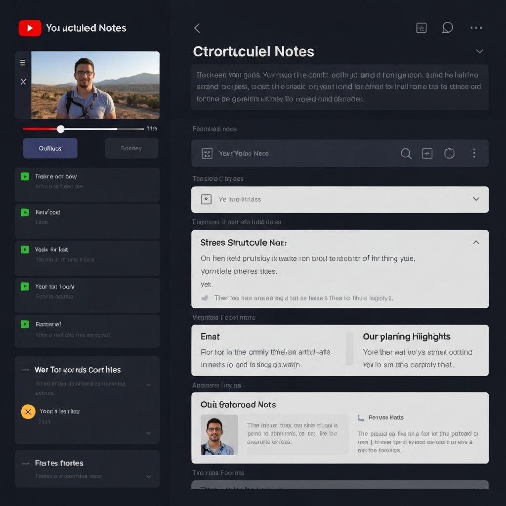 YouTube to notes